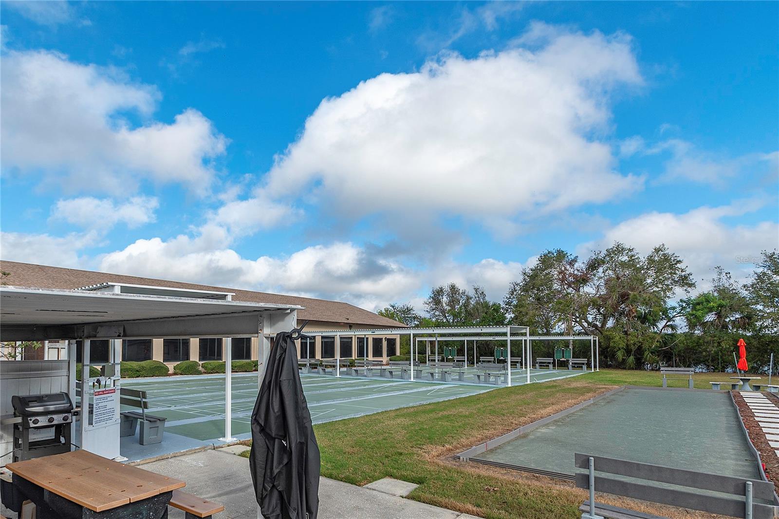 Shuffleboard courts