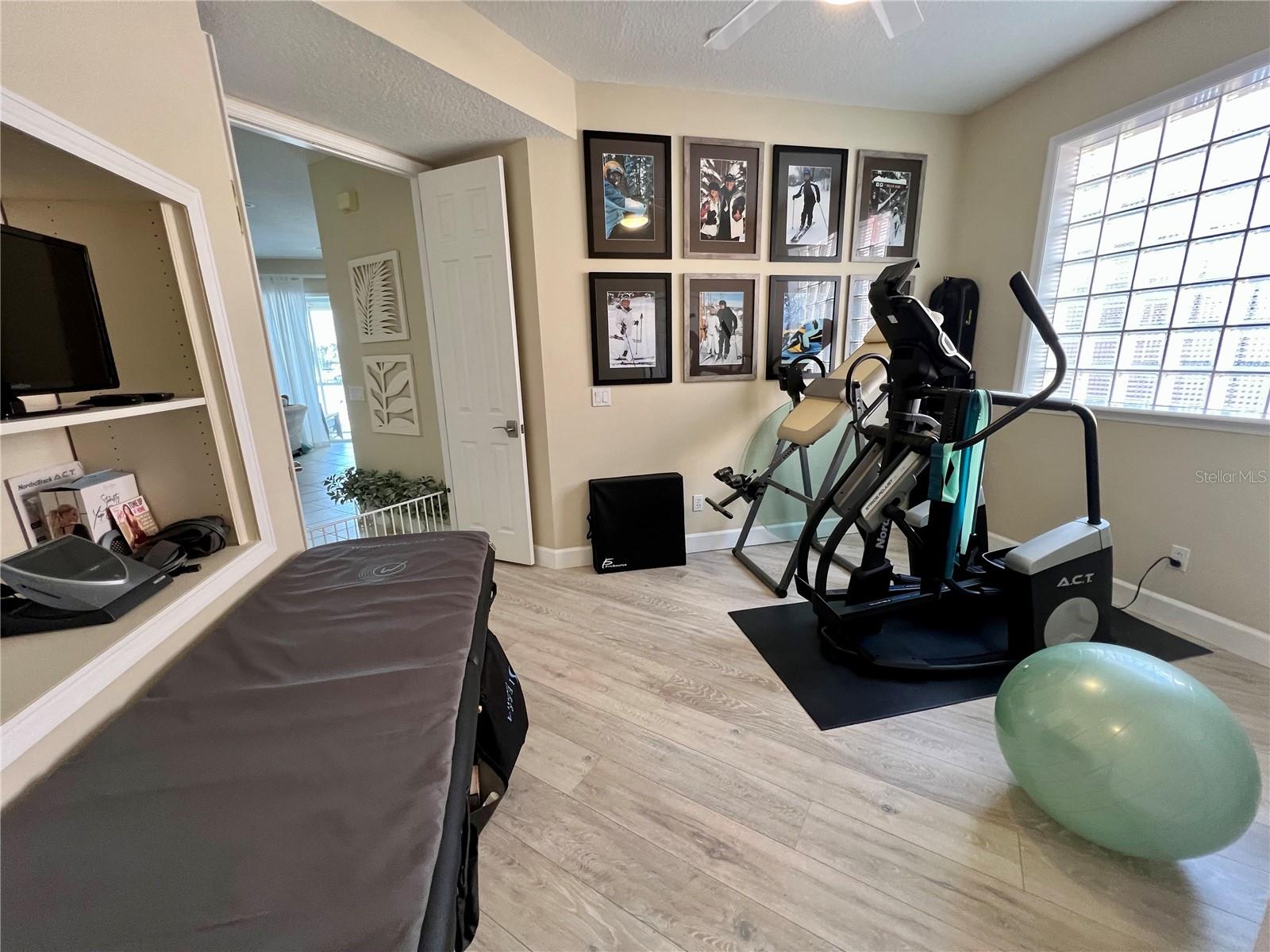 First Floor Bedroom #2 - Used as Fitness Room