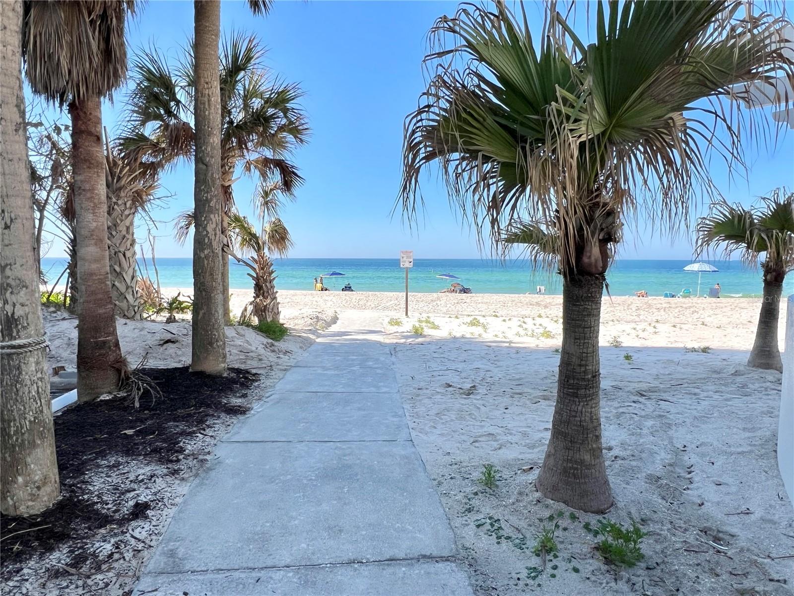 Beach Access Path Across from Guard Gate