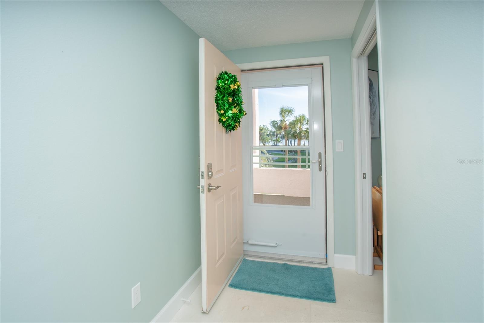 Foyer w/Glass Storm Door & View!