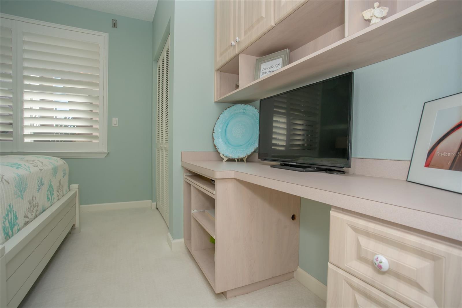 Built-in Desk & Cabinets - Guest Room