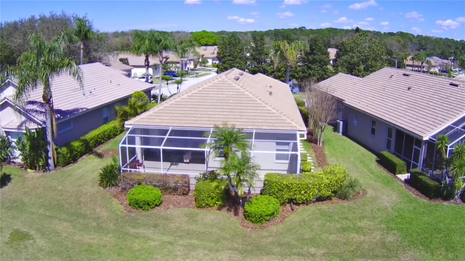 DRONE VIEW OF BACK YARD