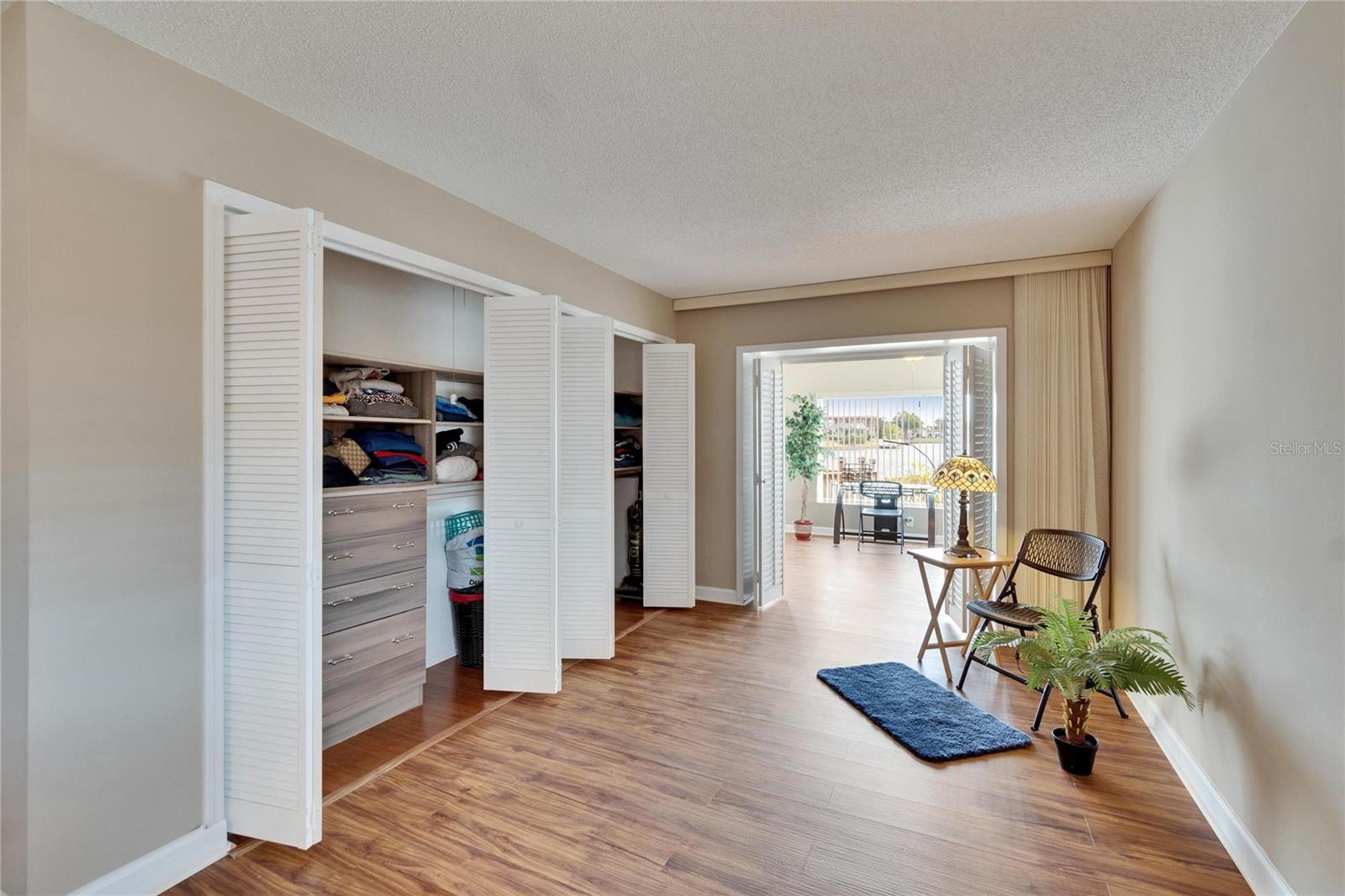 Double Closet Primary Bedroom