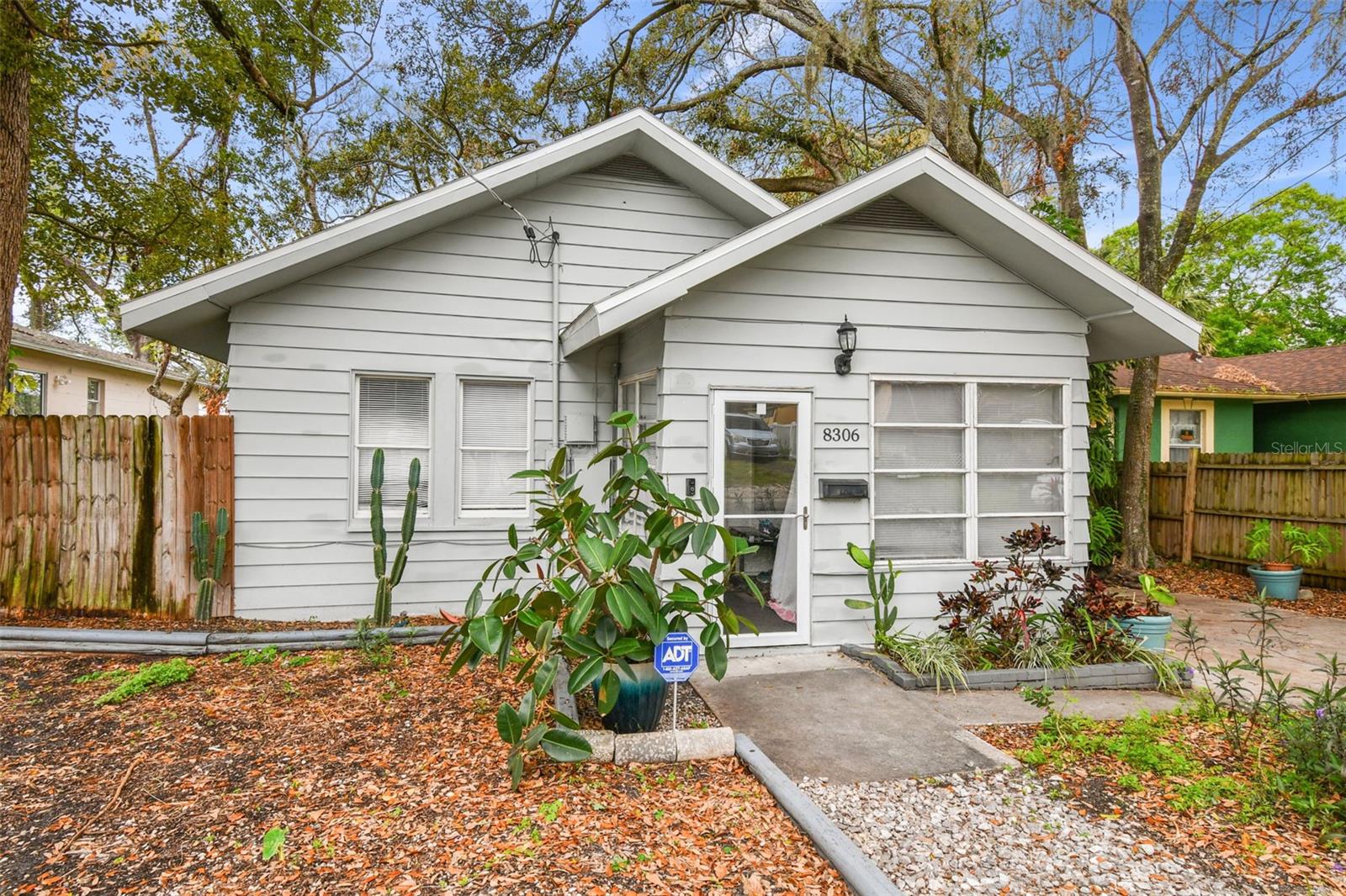 Enclosed Sunroom/Mudroom at the Entrance of the Property