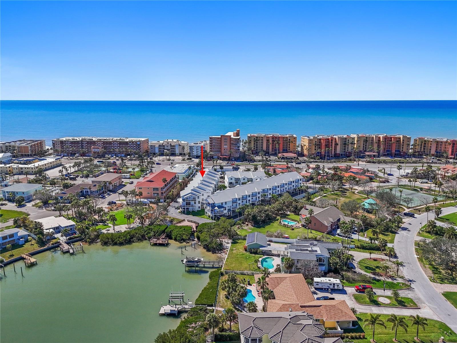 Look at this location! Intracoastal + Beach