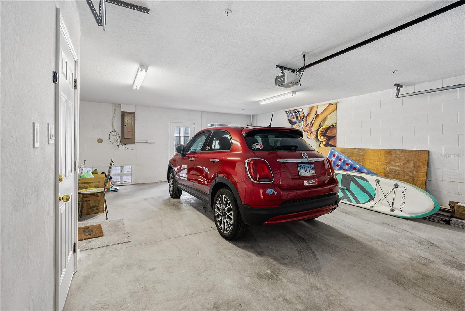 2 Car garage + under stair storage