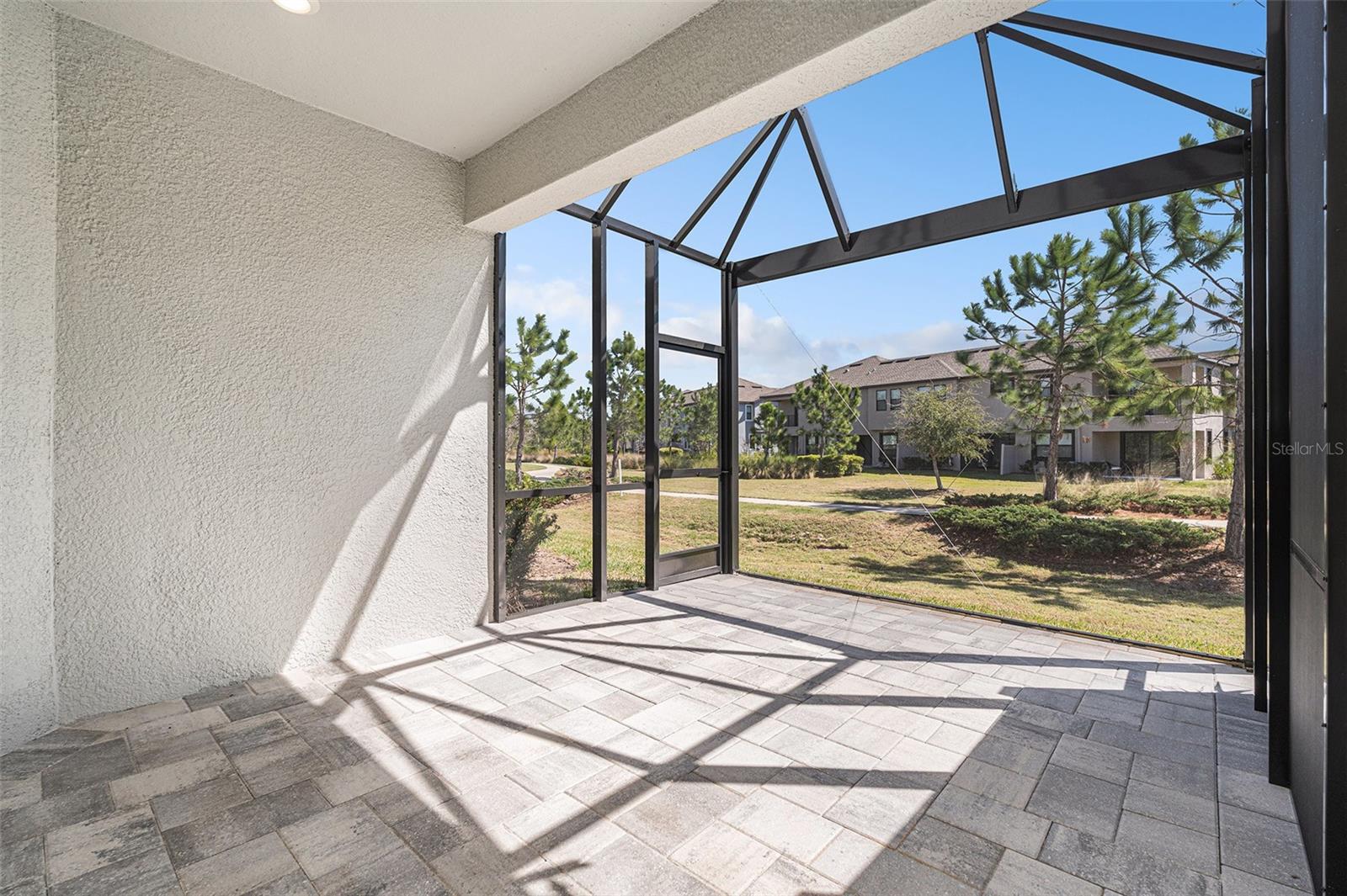 Extended paved lanai