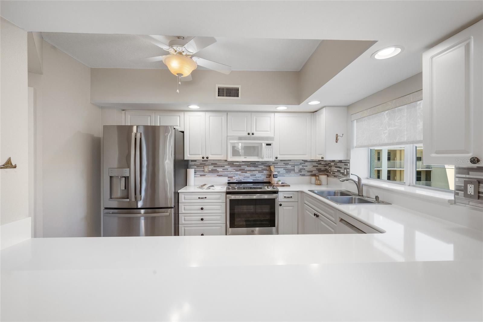 Stainless Fridge, So Much Counter Space