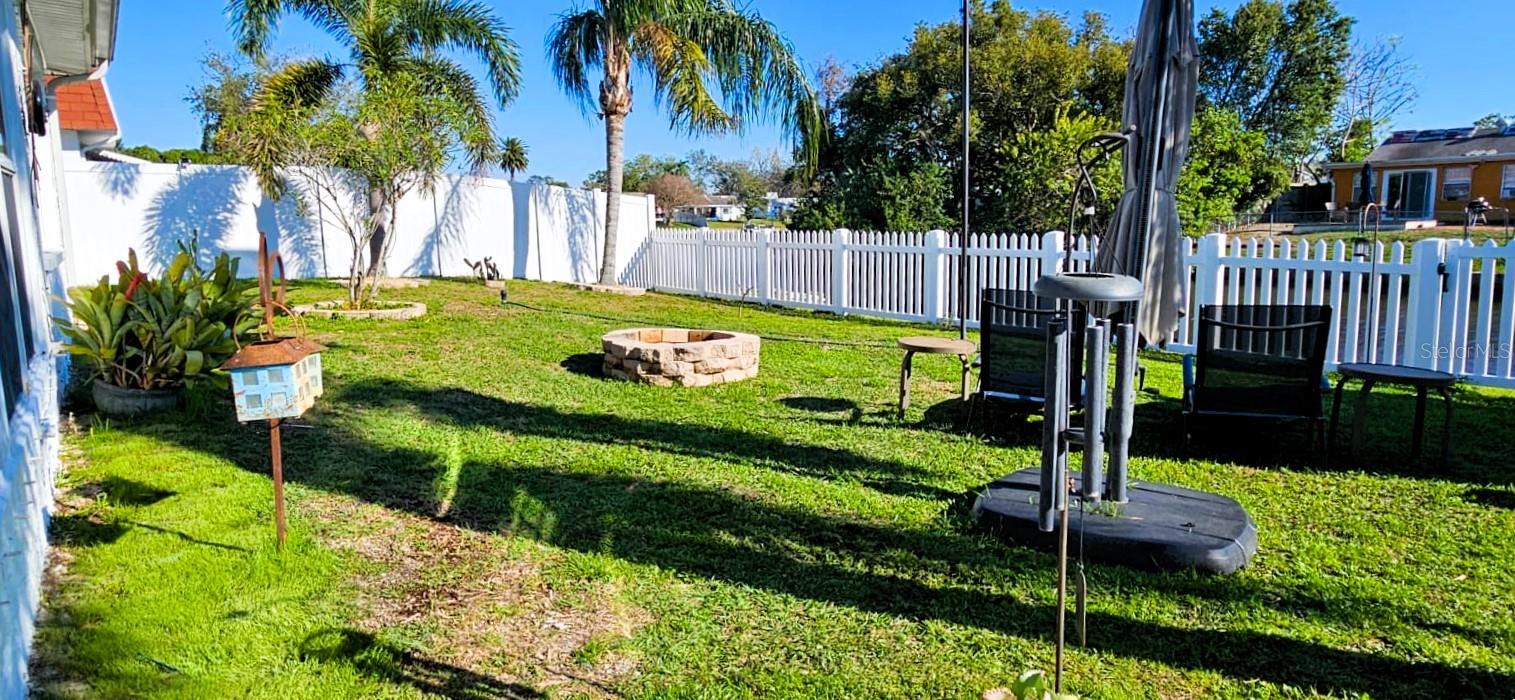 Back yard with Lake View