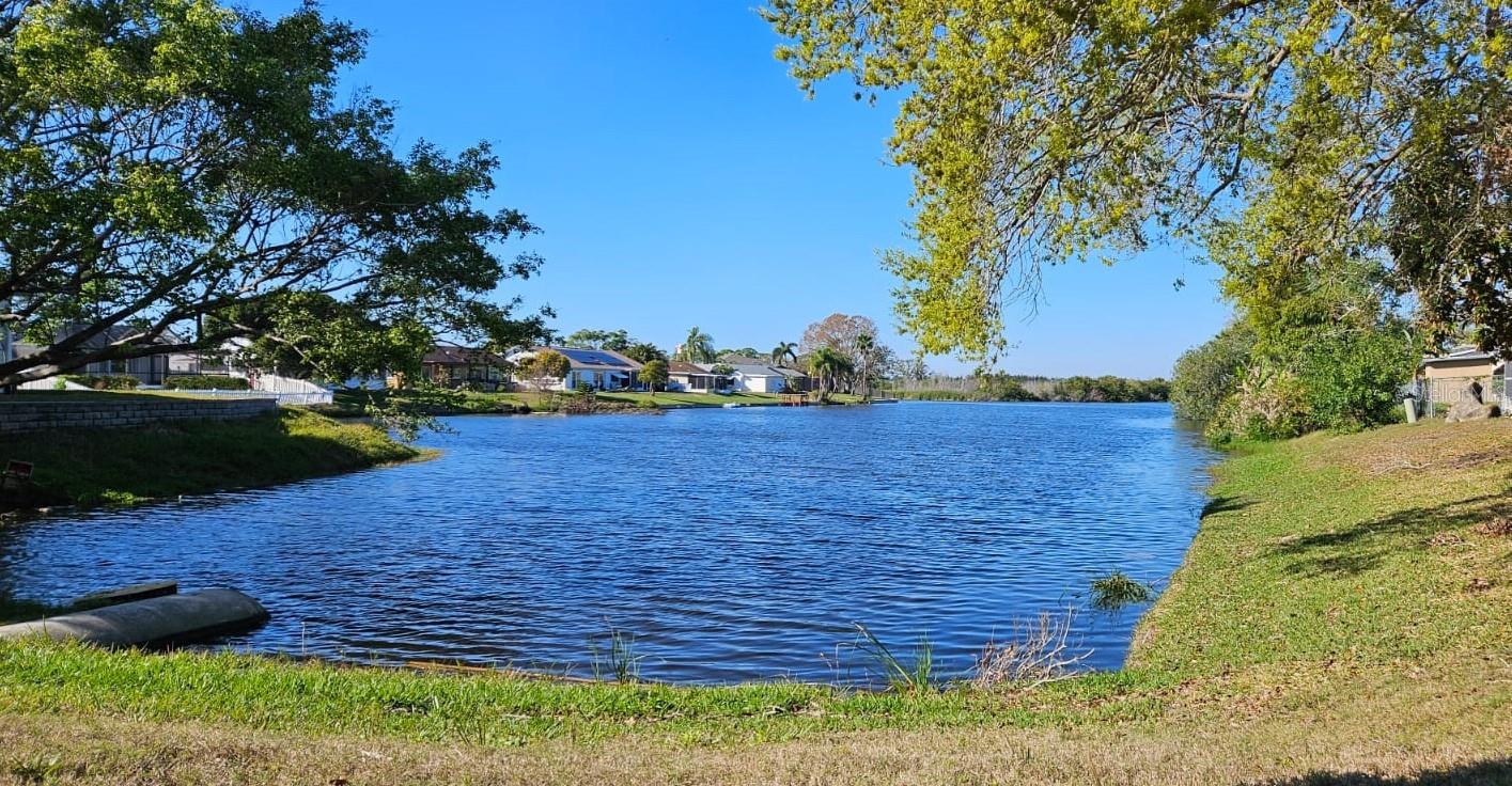 Lake view in front of the house