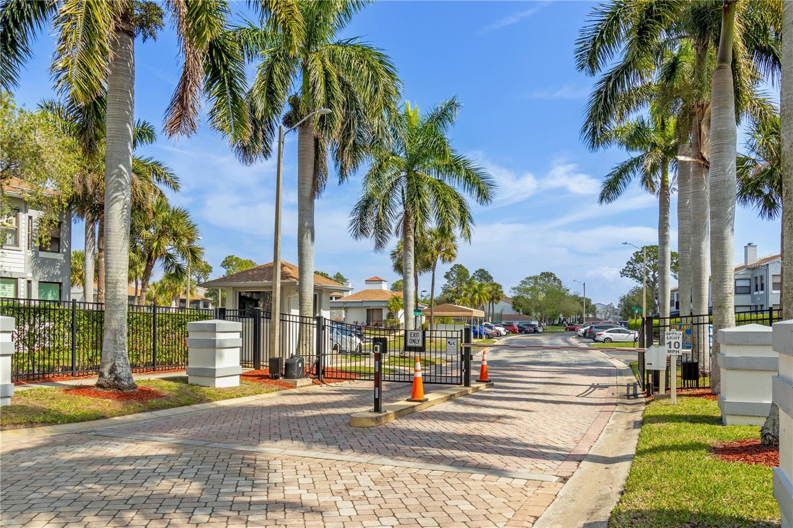 community front entrance gate