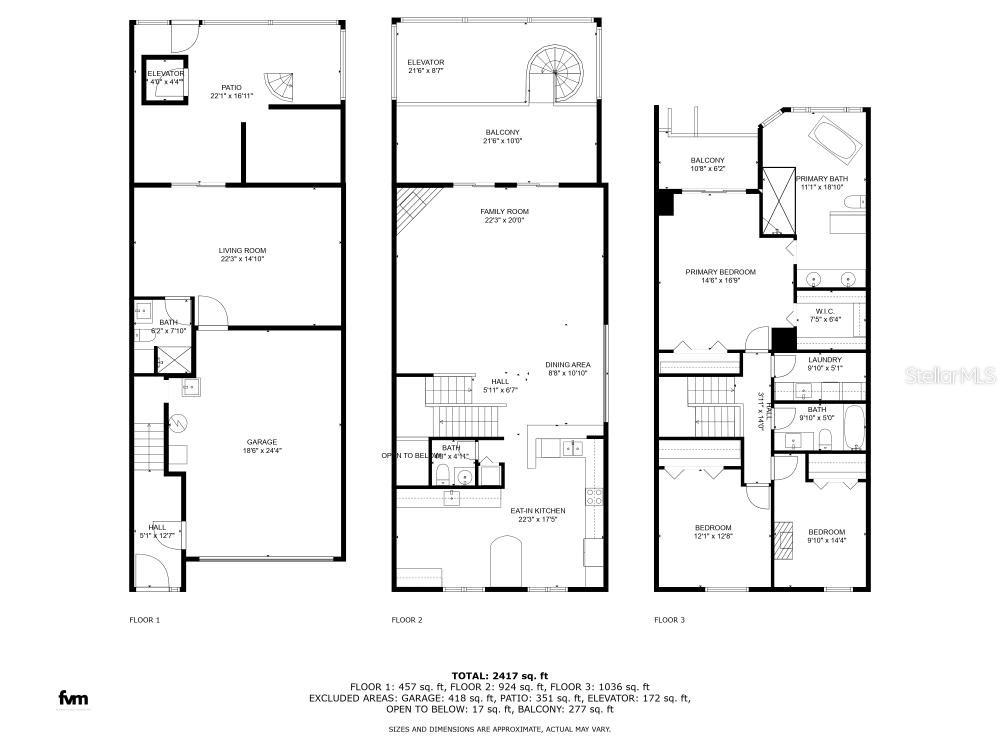 Floor Plan of Townhouse