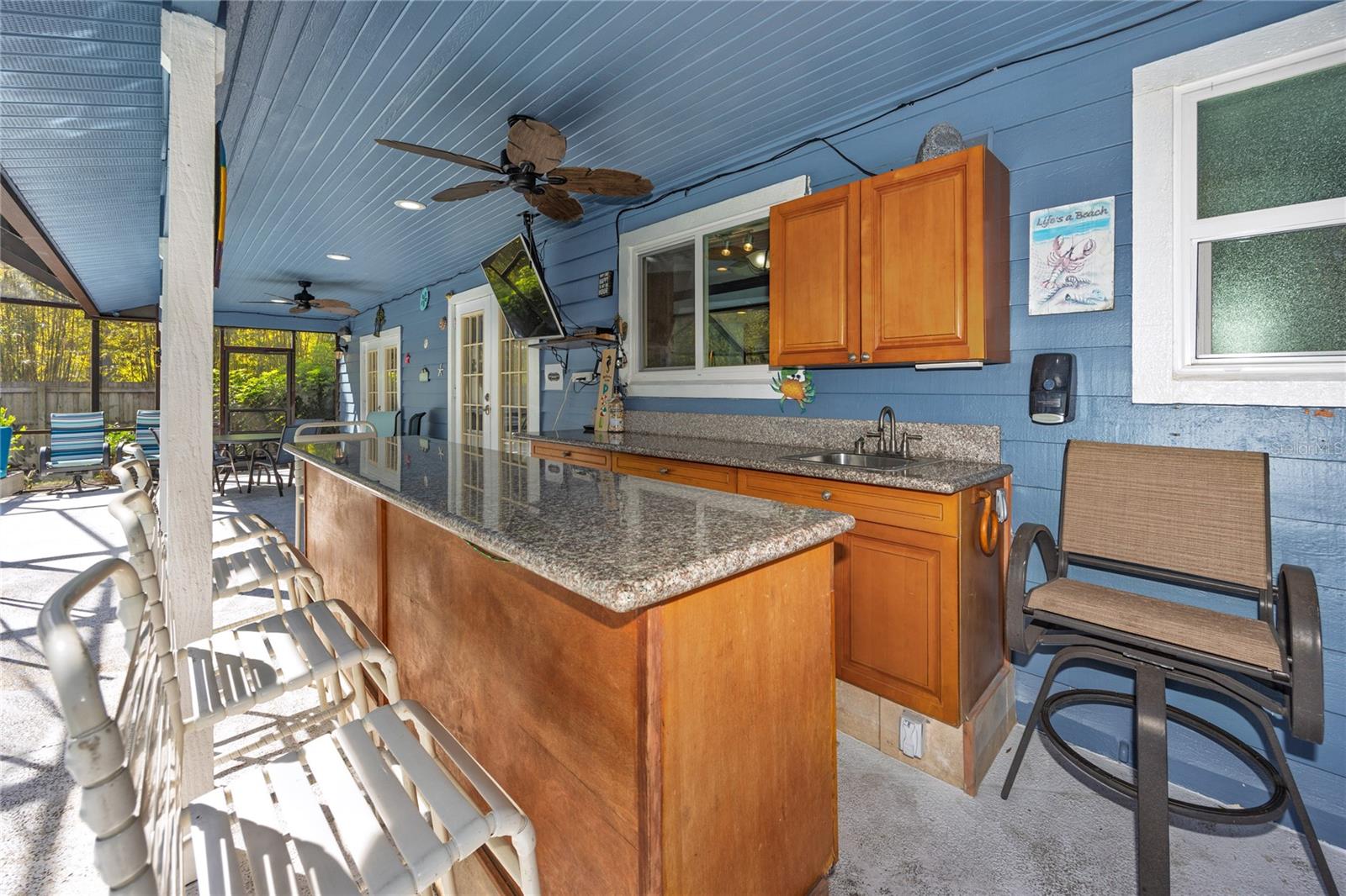 Bar next to the pool