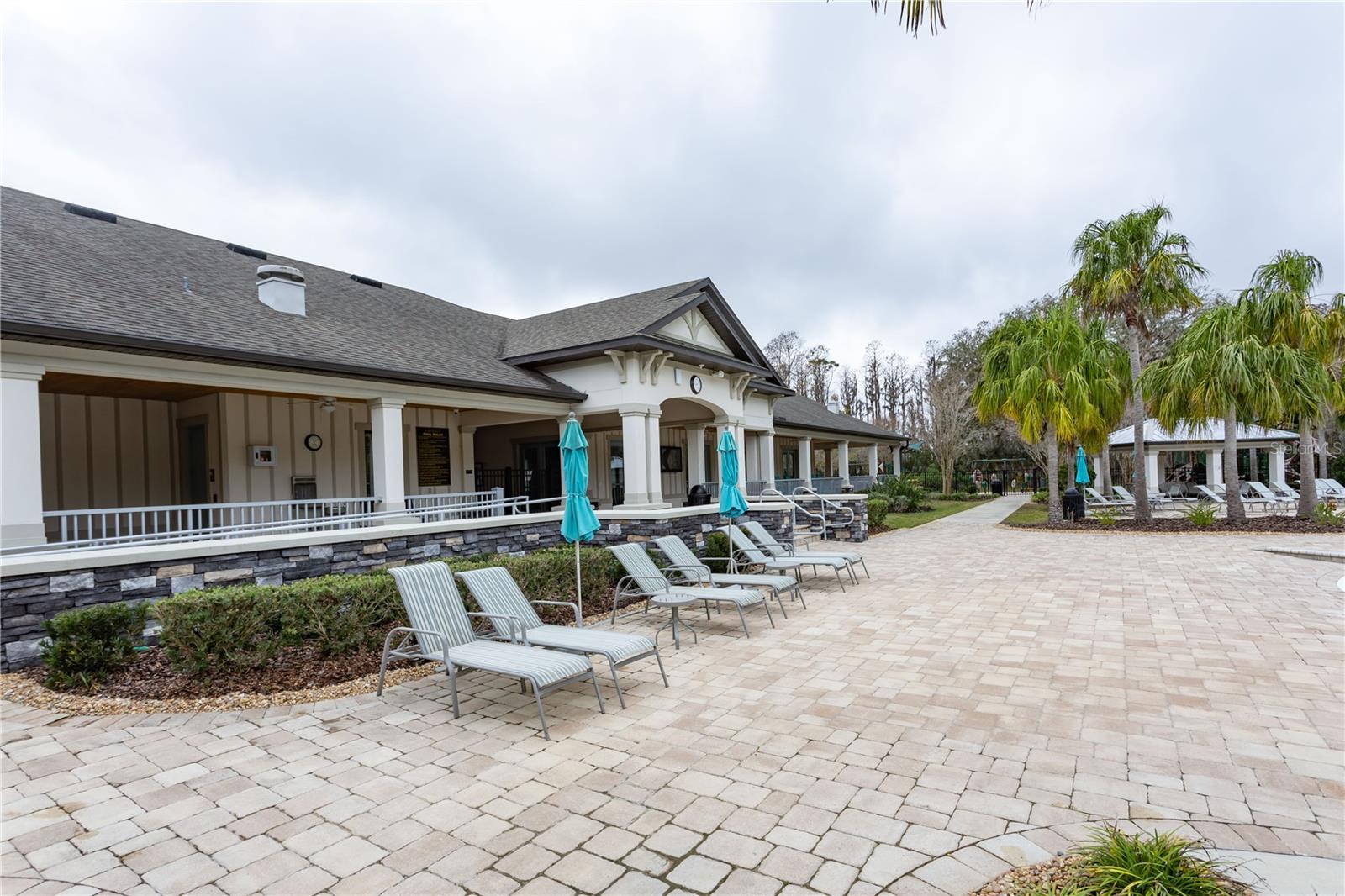 community pool area