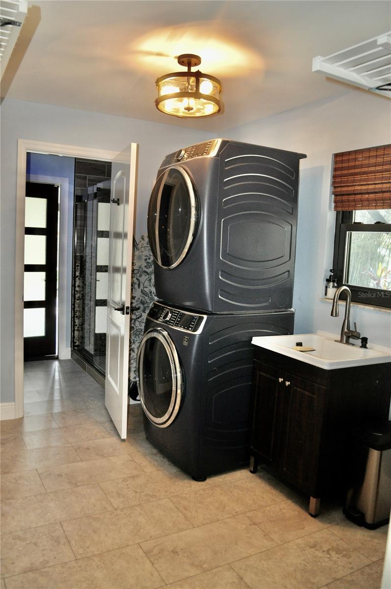 large laundry room/storage room