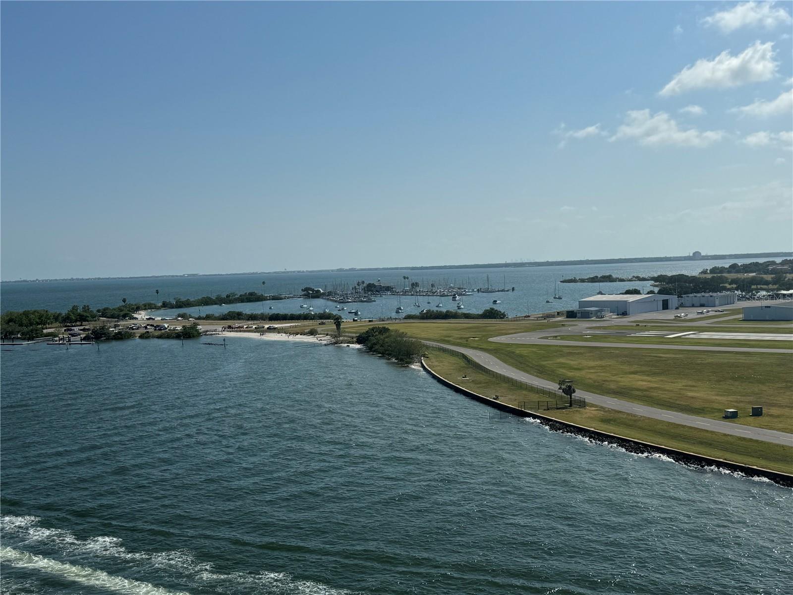 Davis Islands Airport, dog park and marina