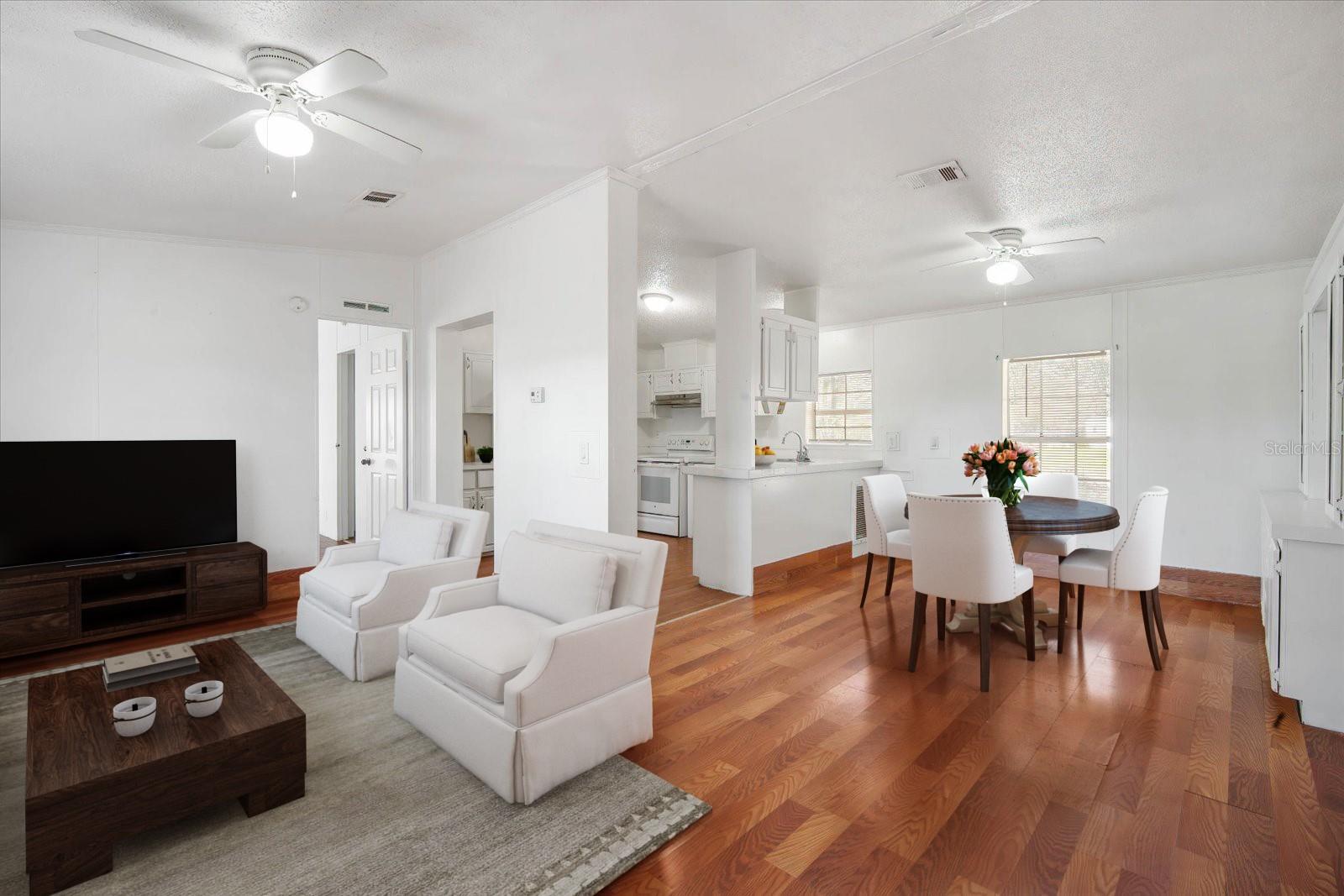 Staged Living/Dining Room