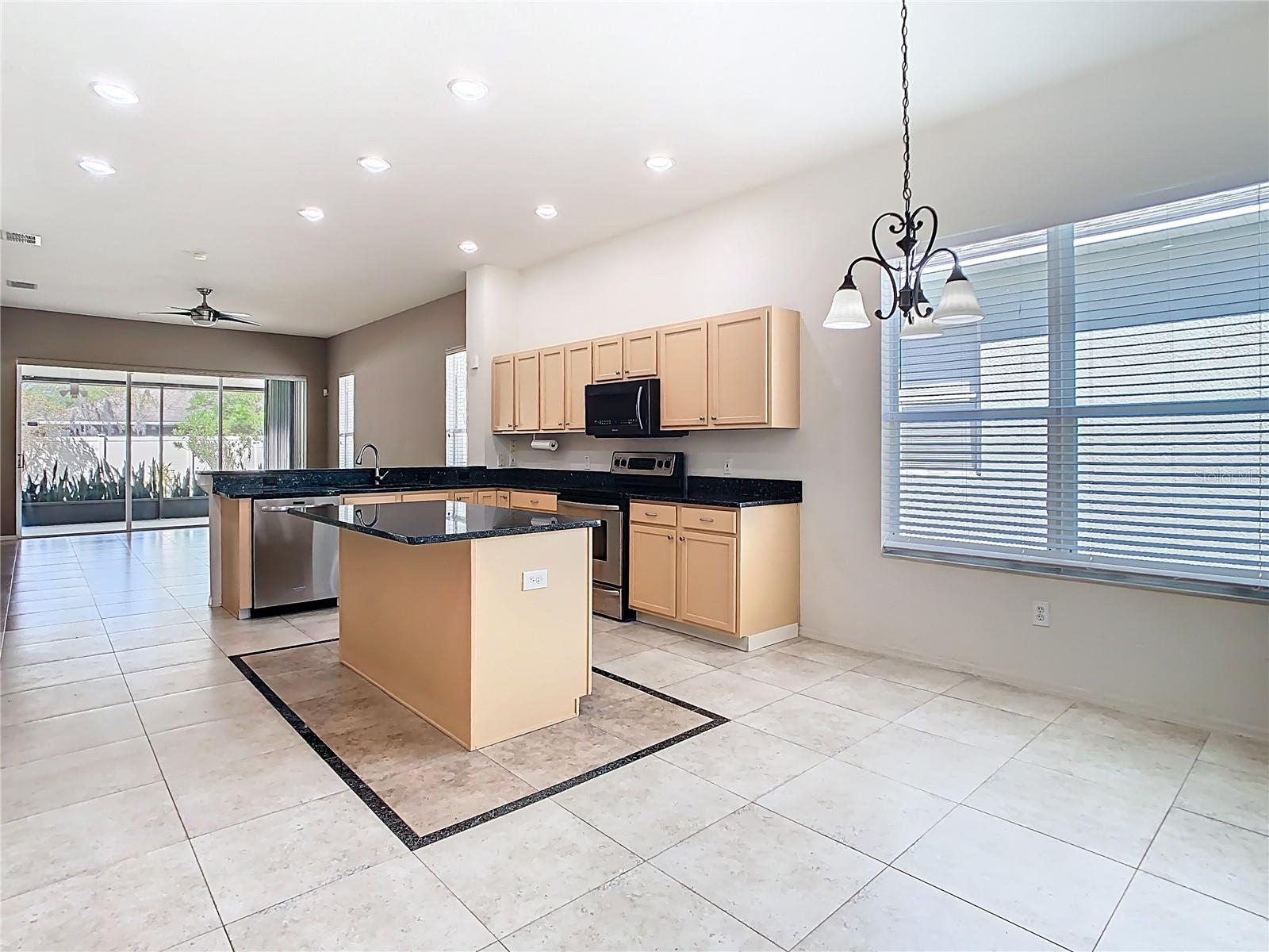 Kitchen and Family room