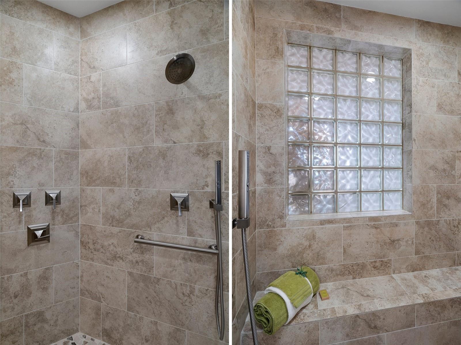 Luxurious Primary Shower