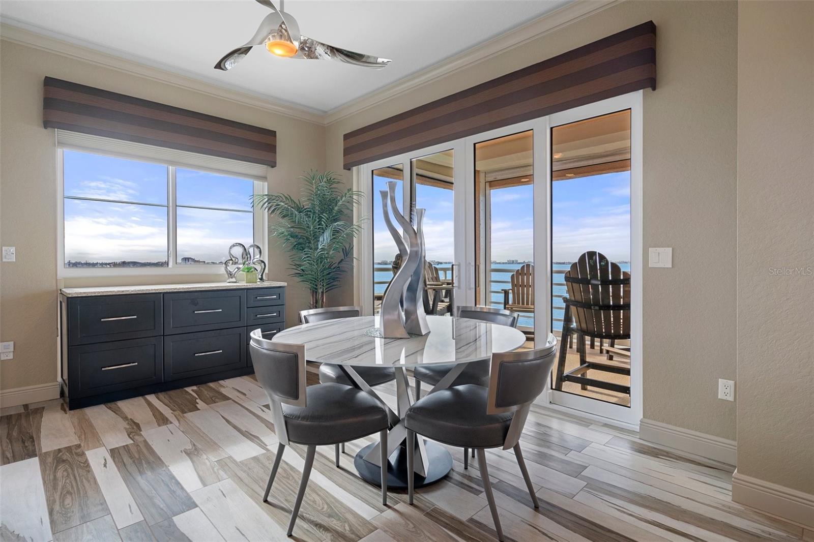 Dining Area with Water Views