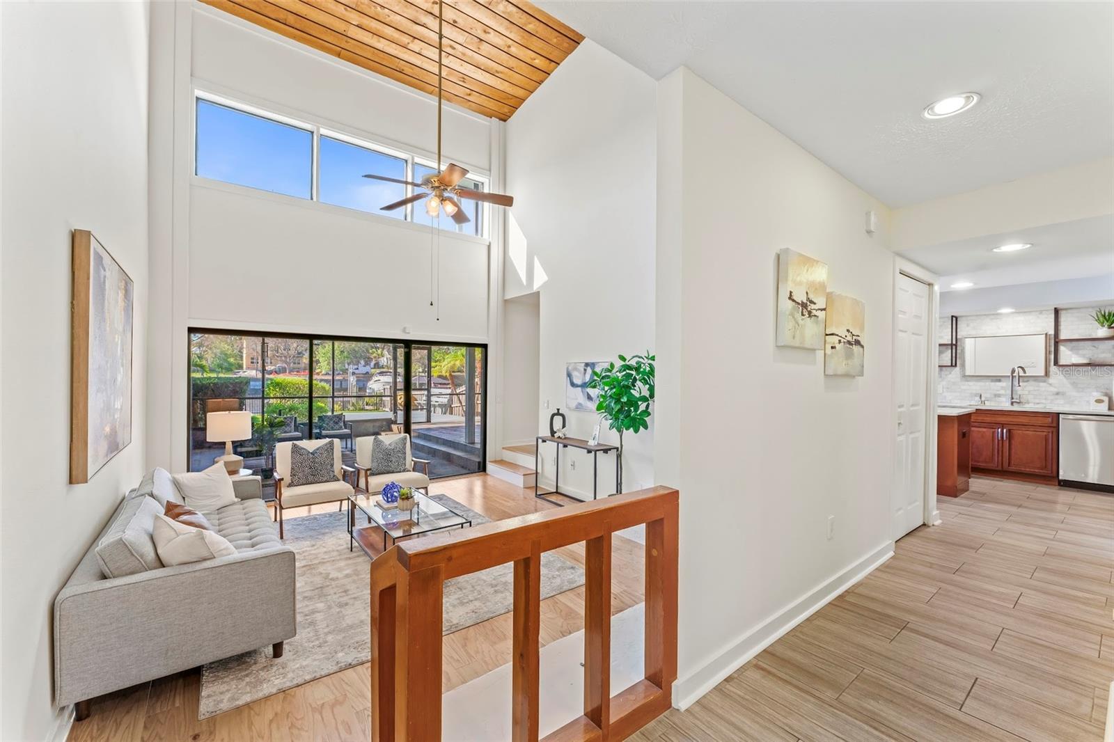 Foyer and Living Room