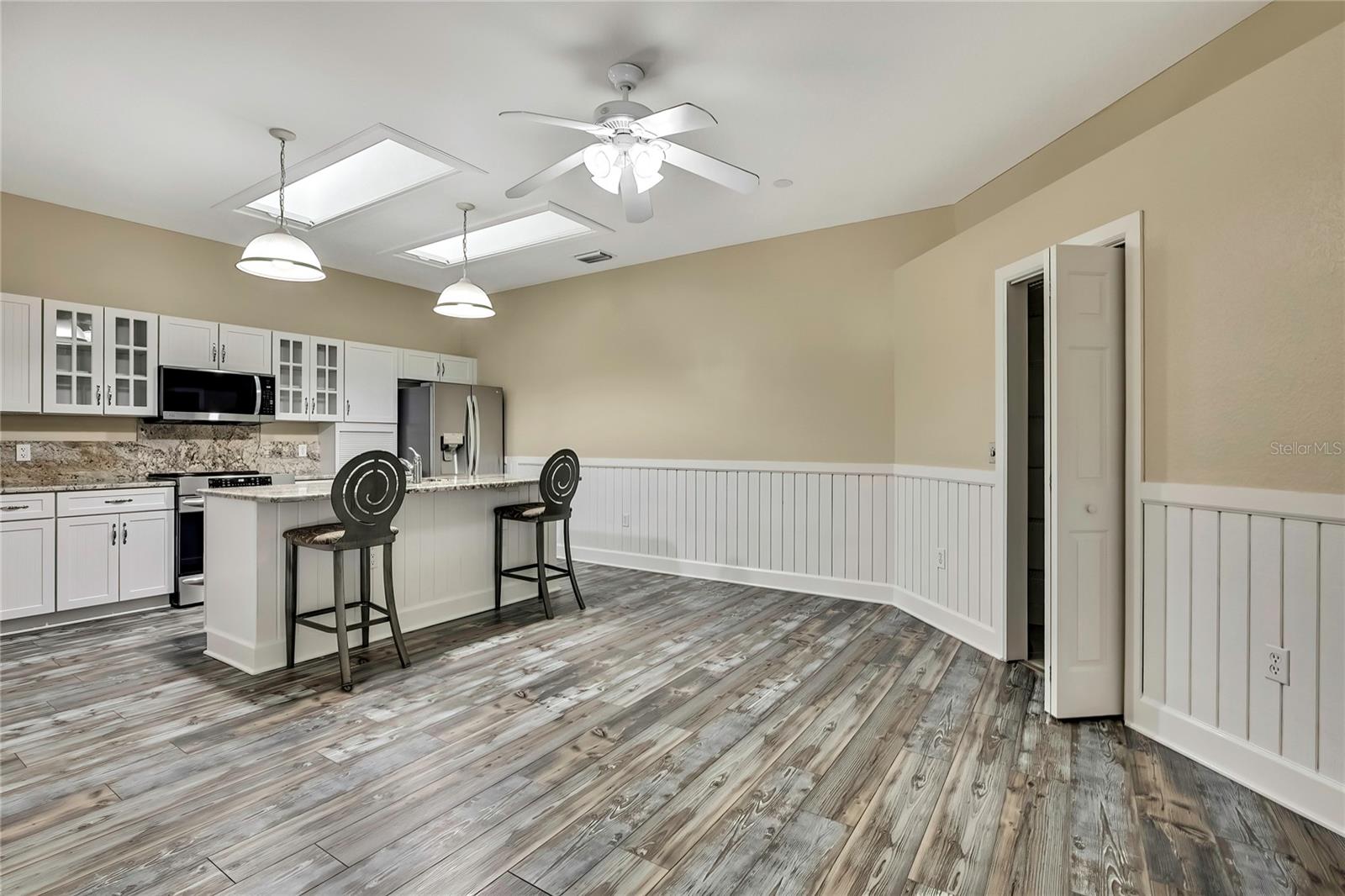 Kitchen with Skylights