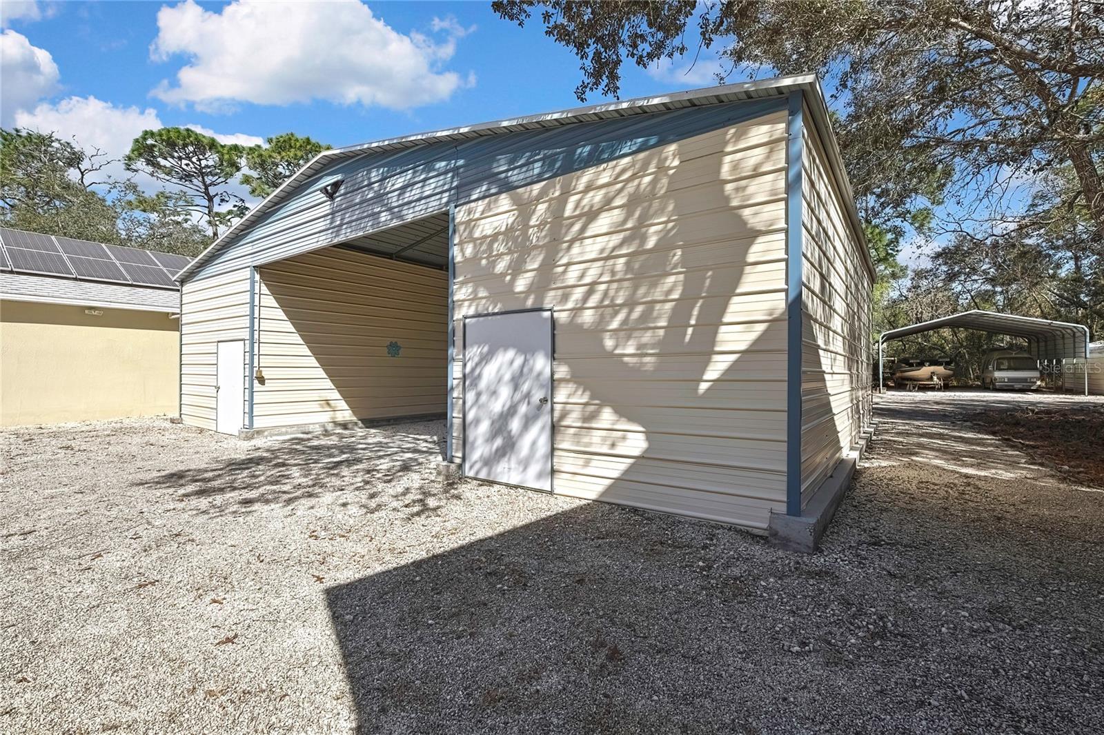 Shed #4 & #5 with Carport