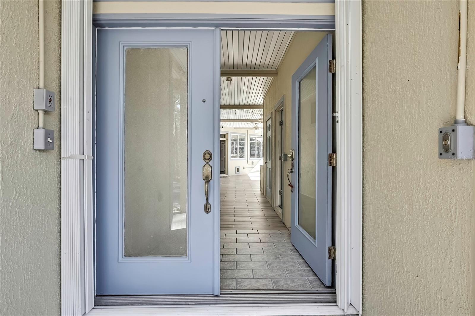 Front Entry into Pool Area