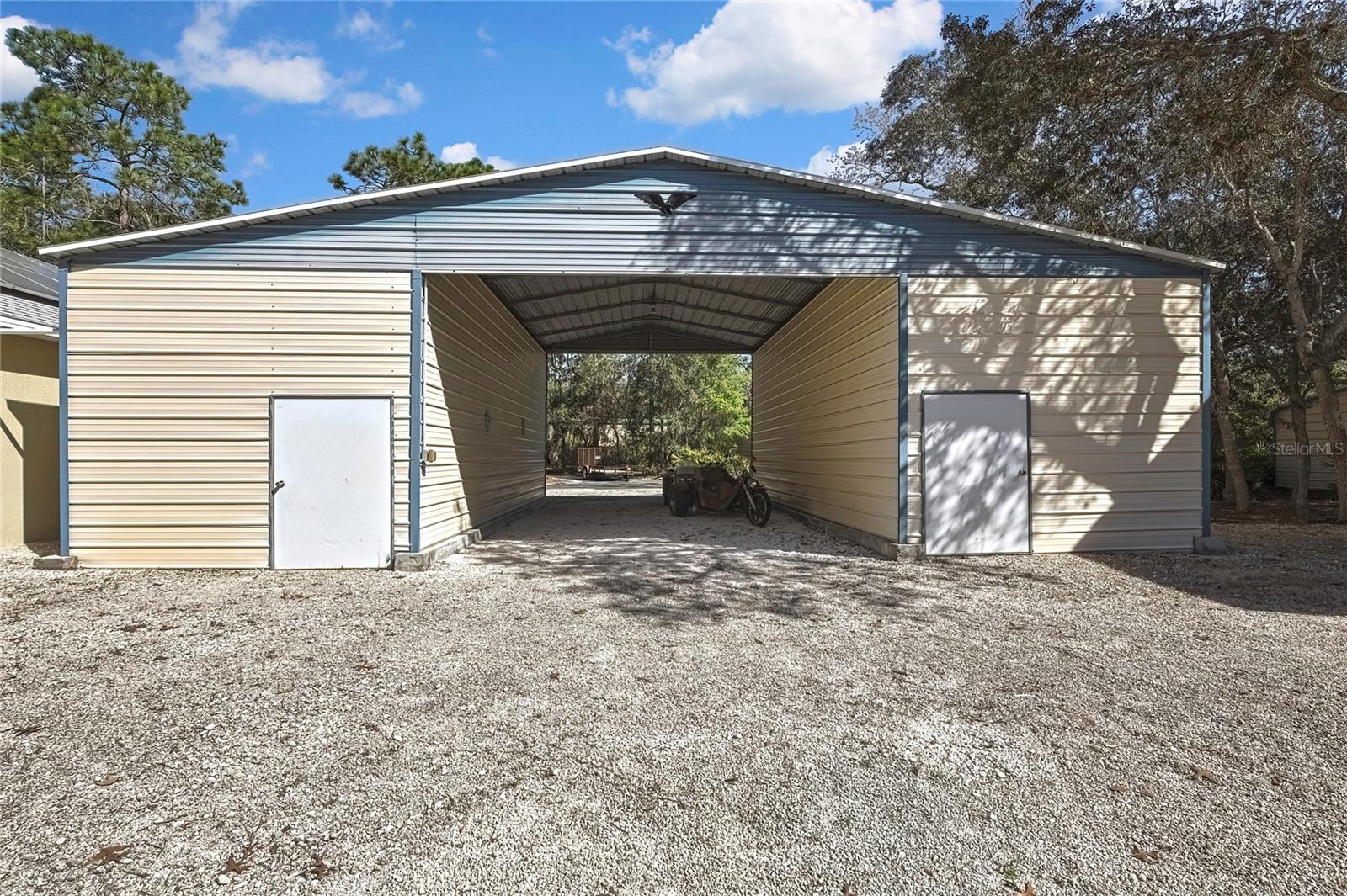 Shed #4 & #5 with Carport