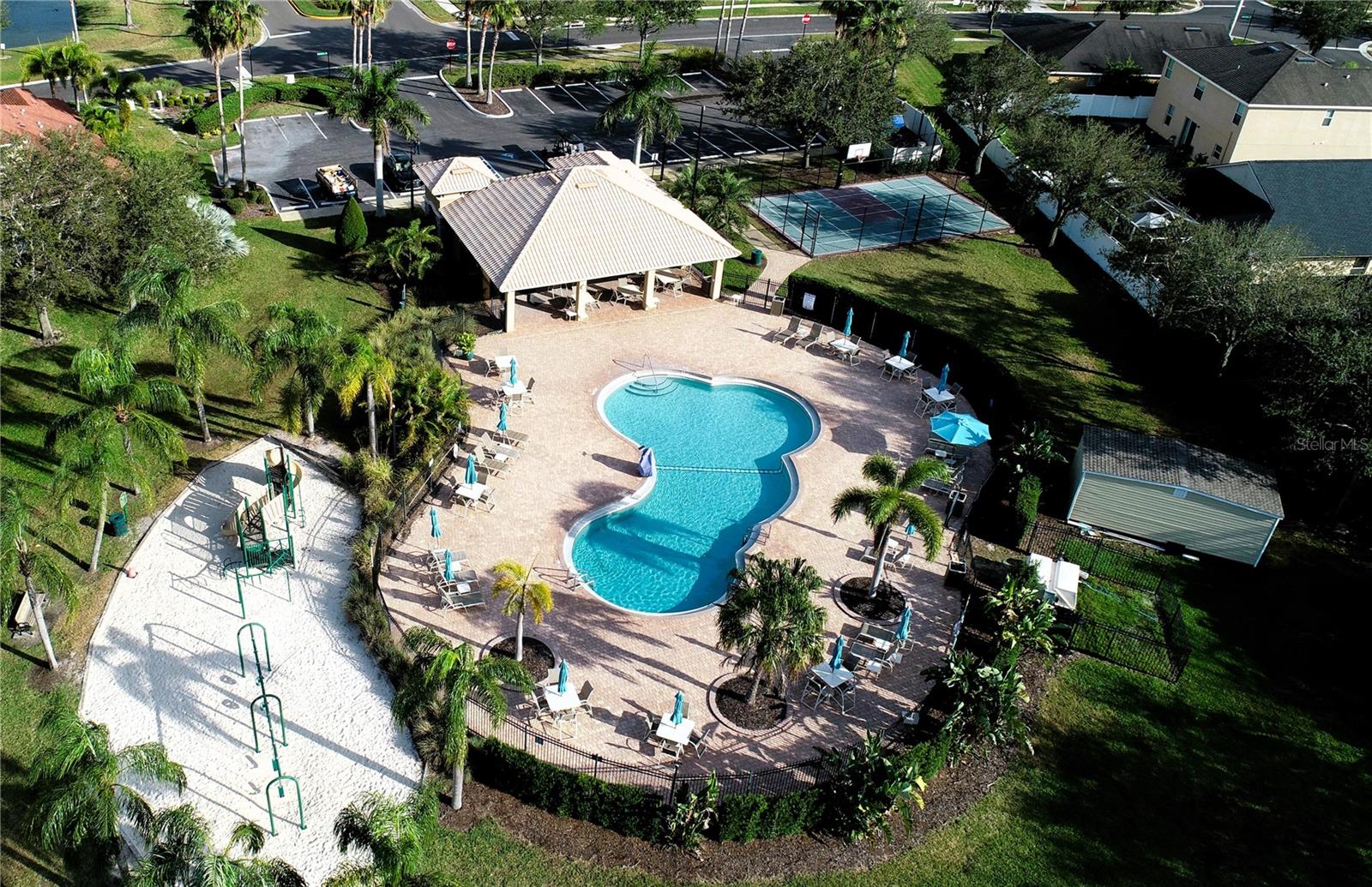 Community pool & playground