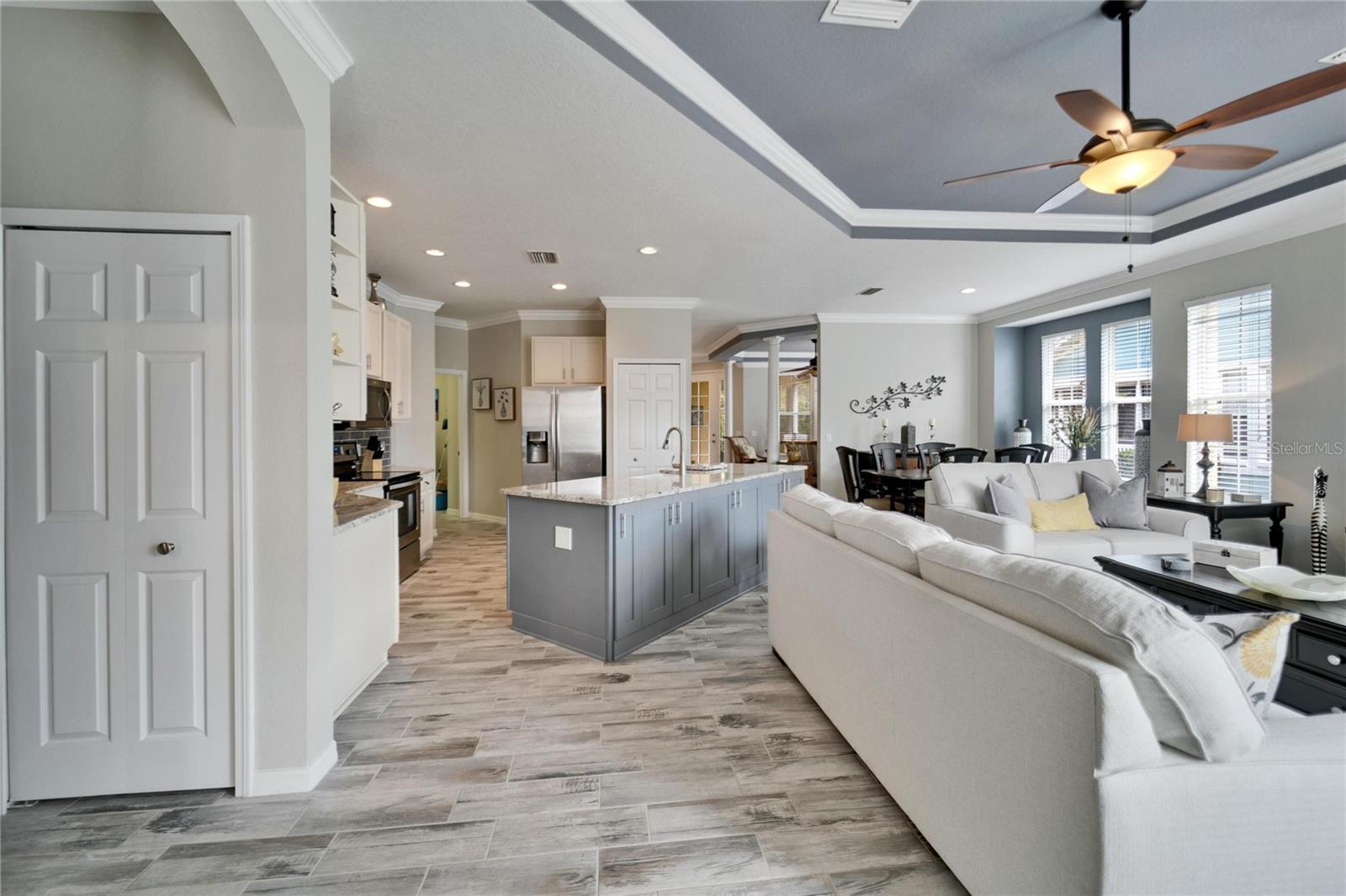 Kitchen Island View