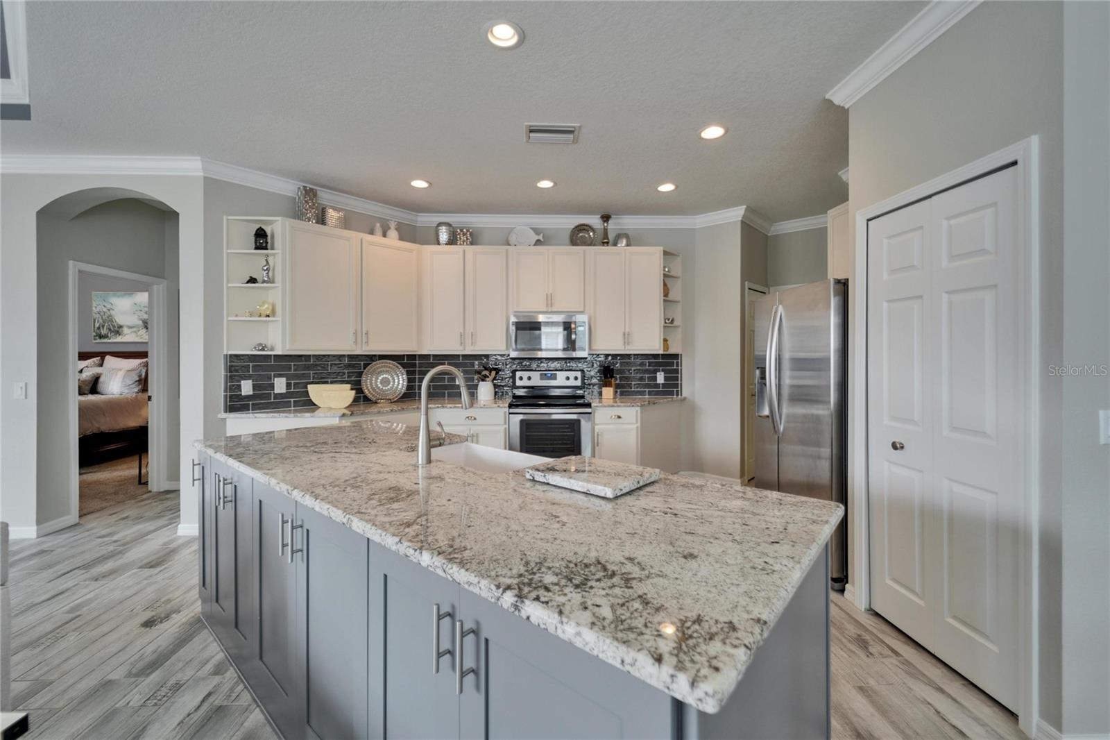 Kitchen Island View