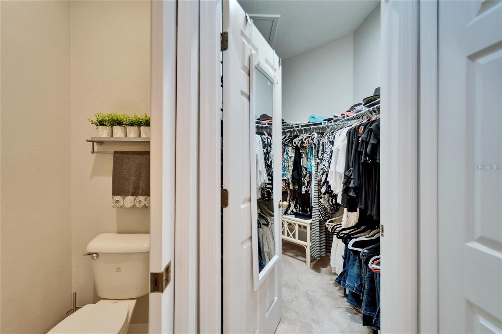 Huge Owner's Suite Walk-In Closet