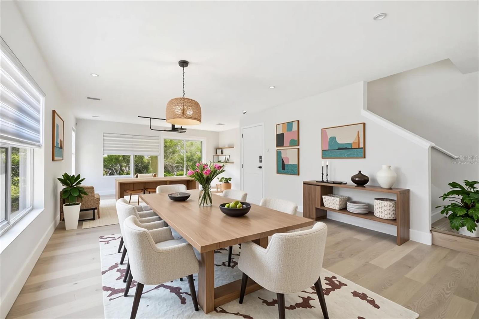 Dining Room Virtually Staged
