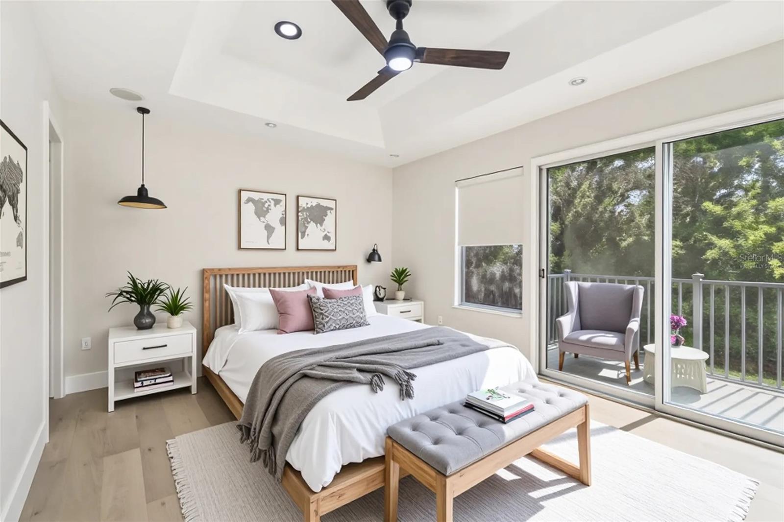 Primary Bedroom Virtually Staged
