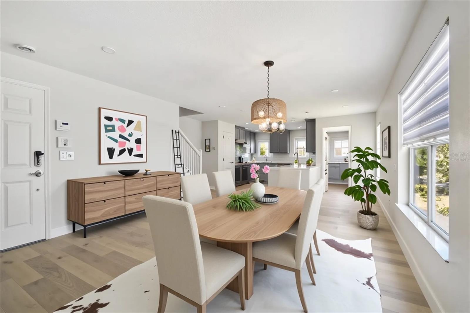 Dining Room Virtually Staged