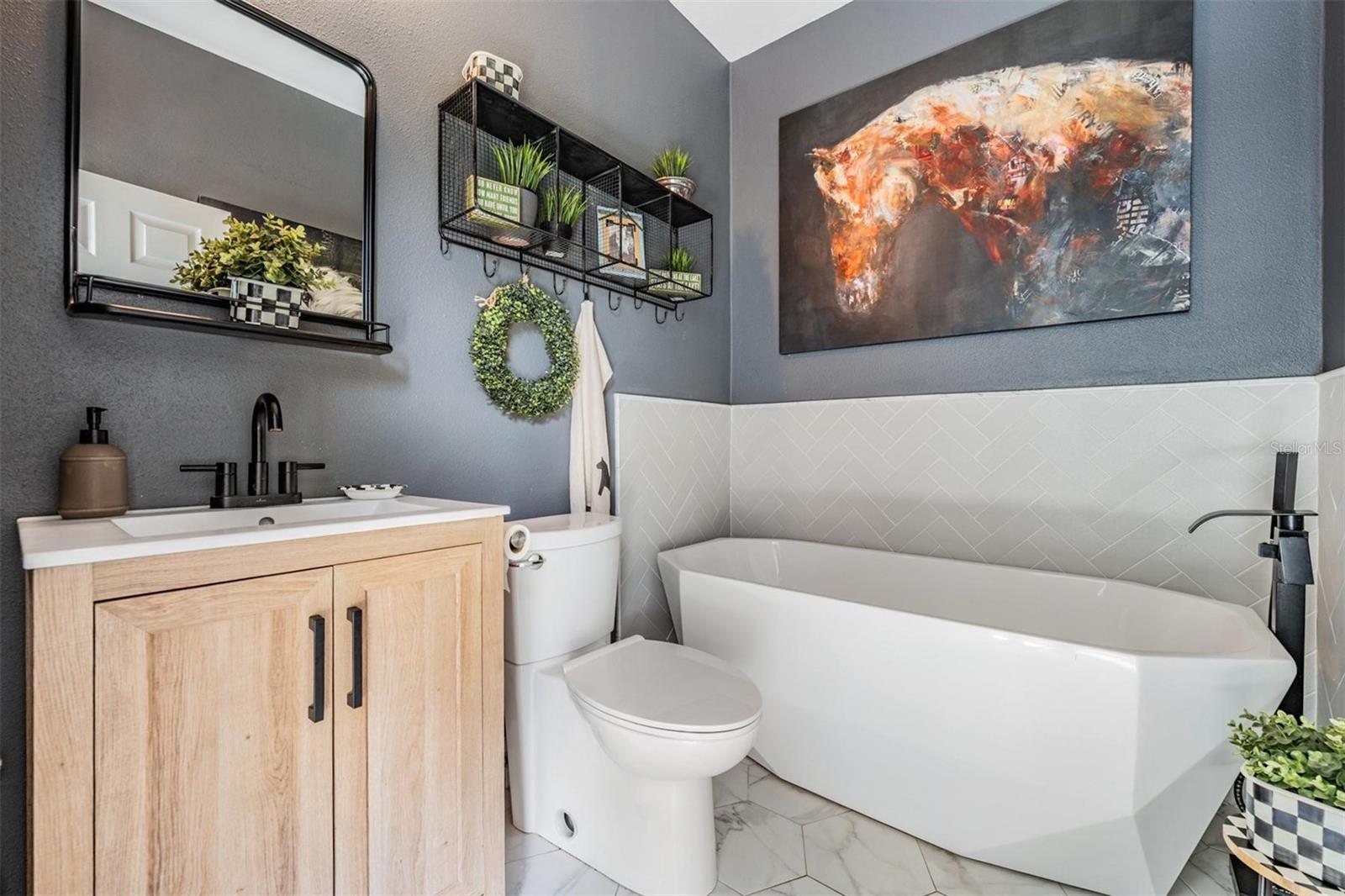 1st floor hall bathroom