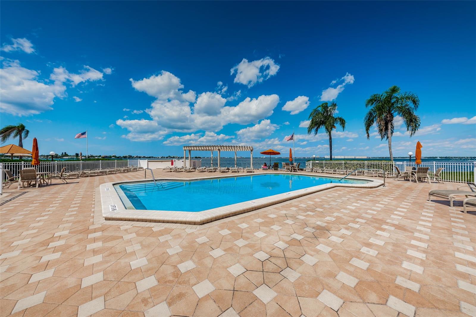 Gorgeous Heated Pool & Spa overlooking Boca Ciega Bay