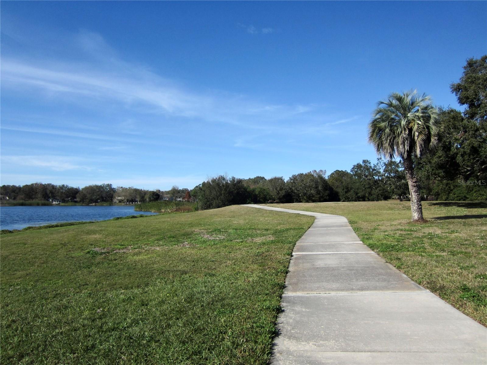 Sidewalk of Lake Arbor