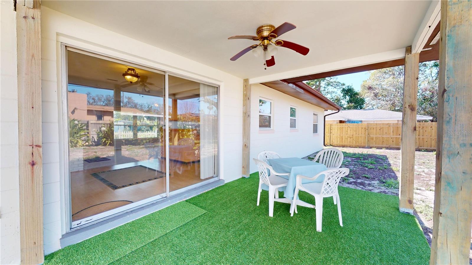 Back Yard Covered Patio