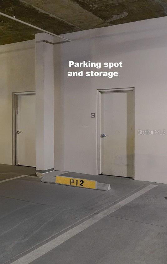 Secon parking space