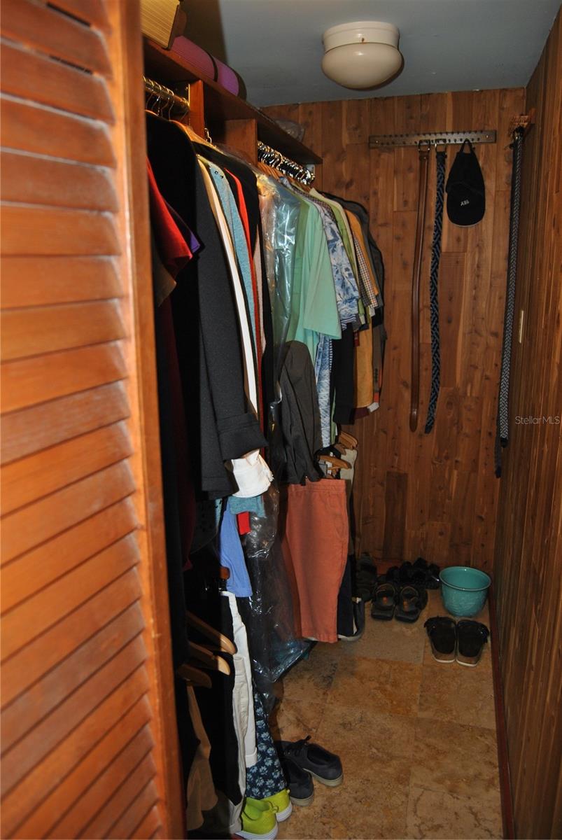 Primary closet