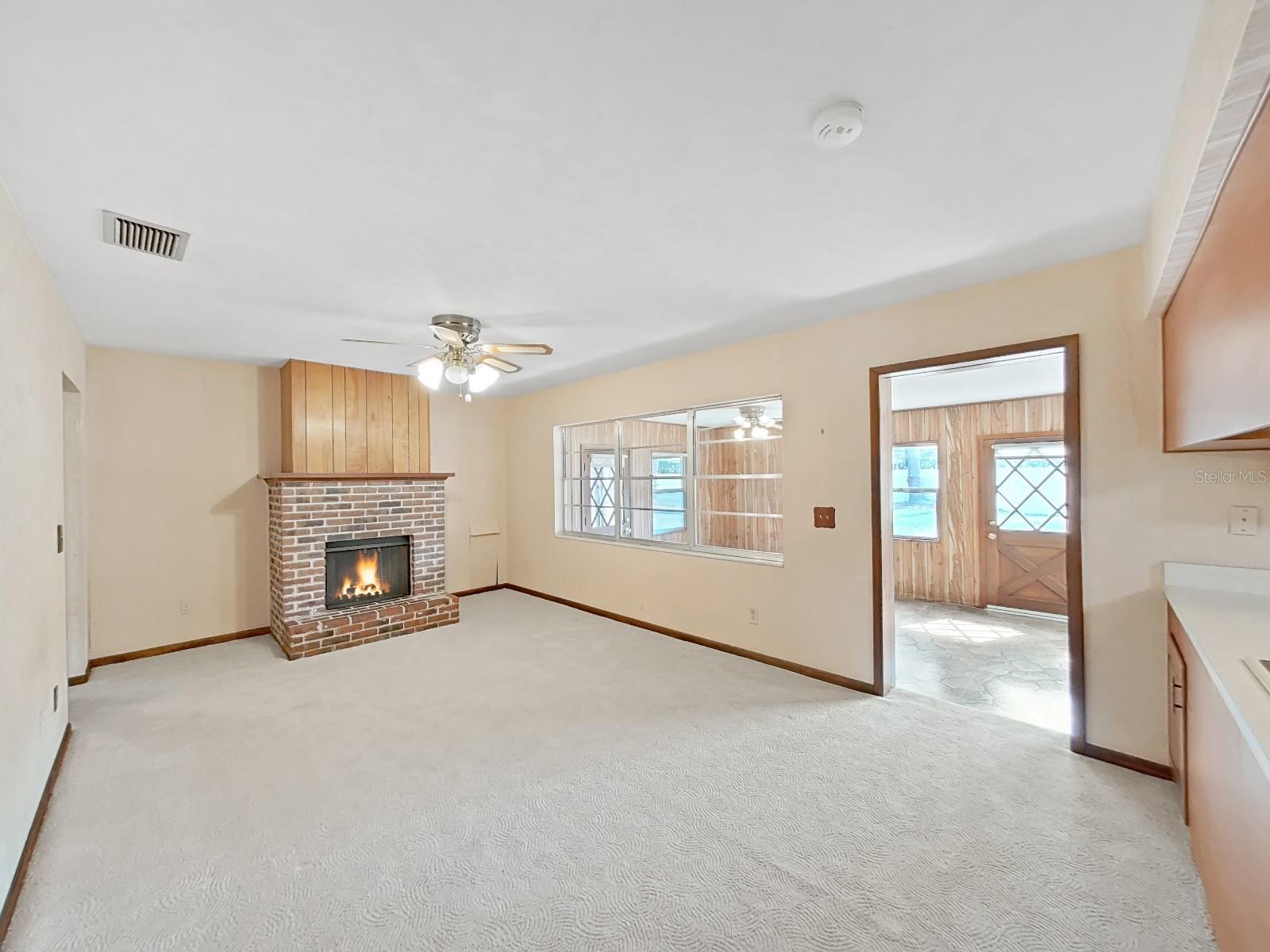 Family Room with Fireplace