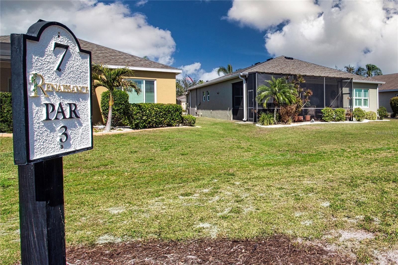 Home located on the 7th hole of the Renaissance Golf course