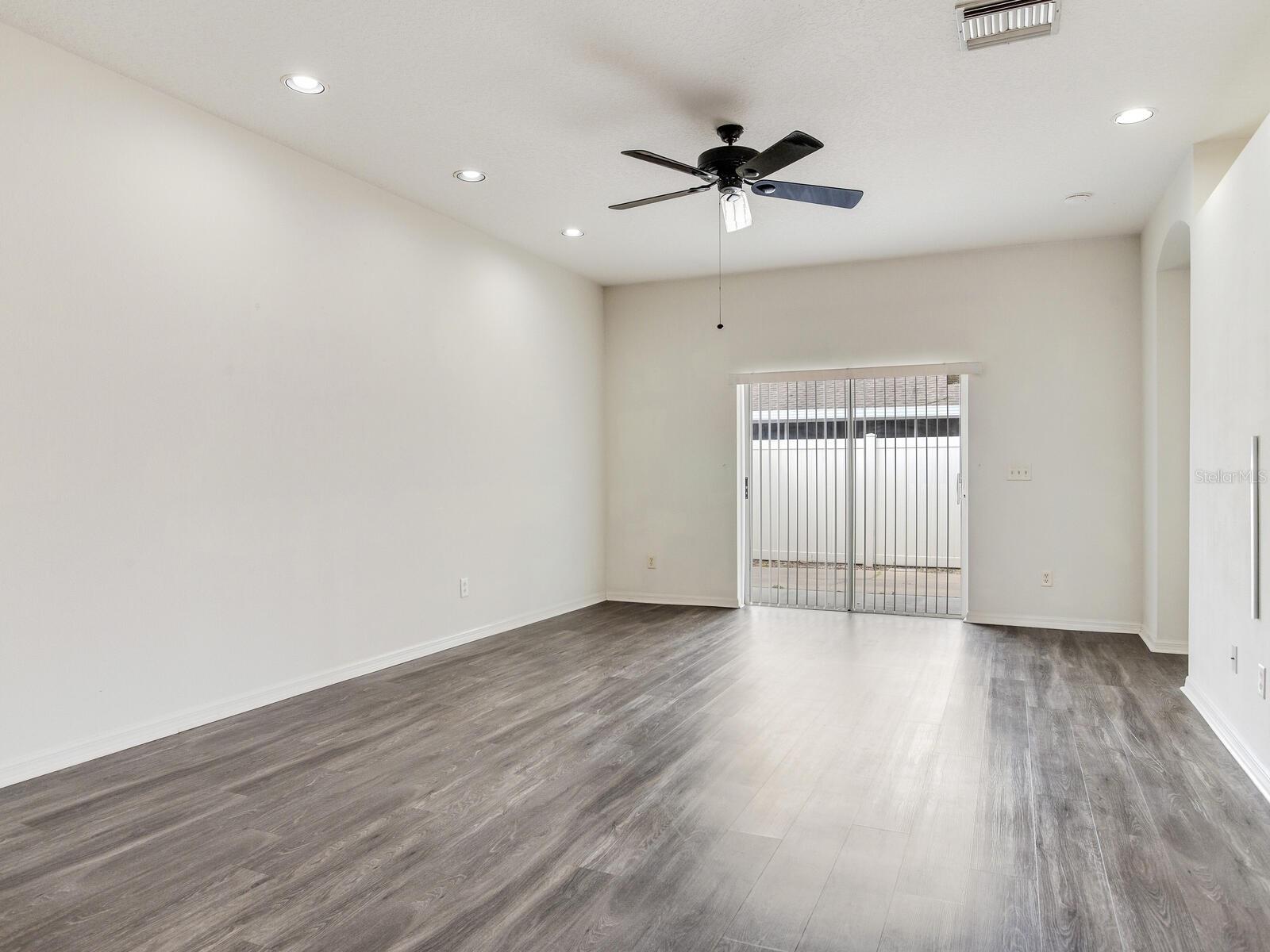 Living room to Back Patio