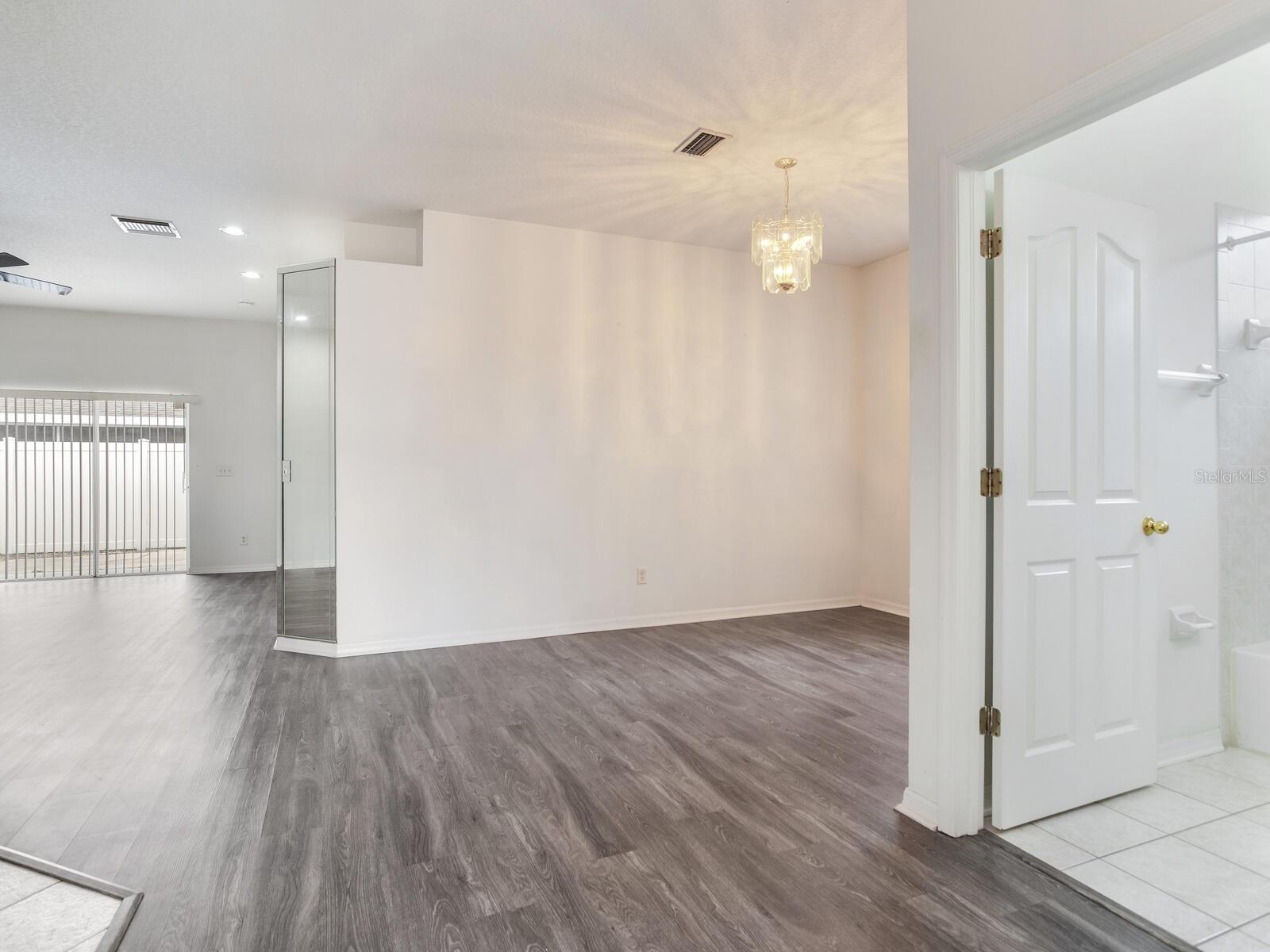 Foyer, Living and Dining rooms