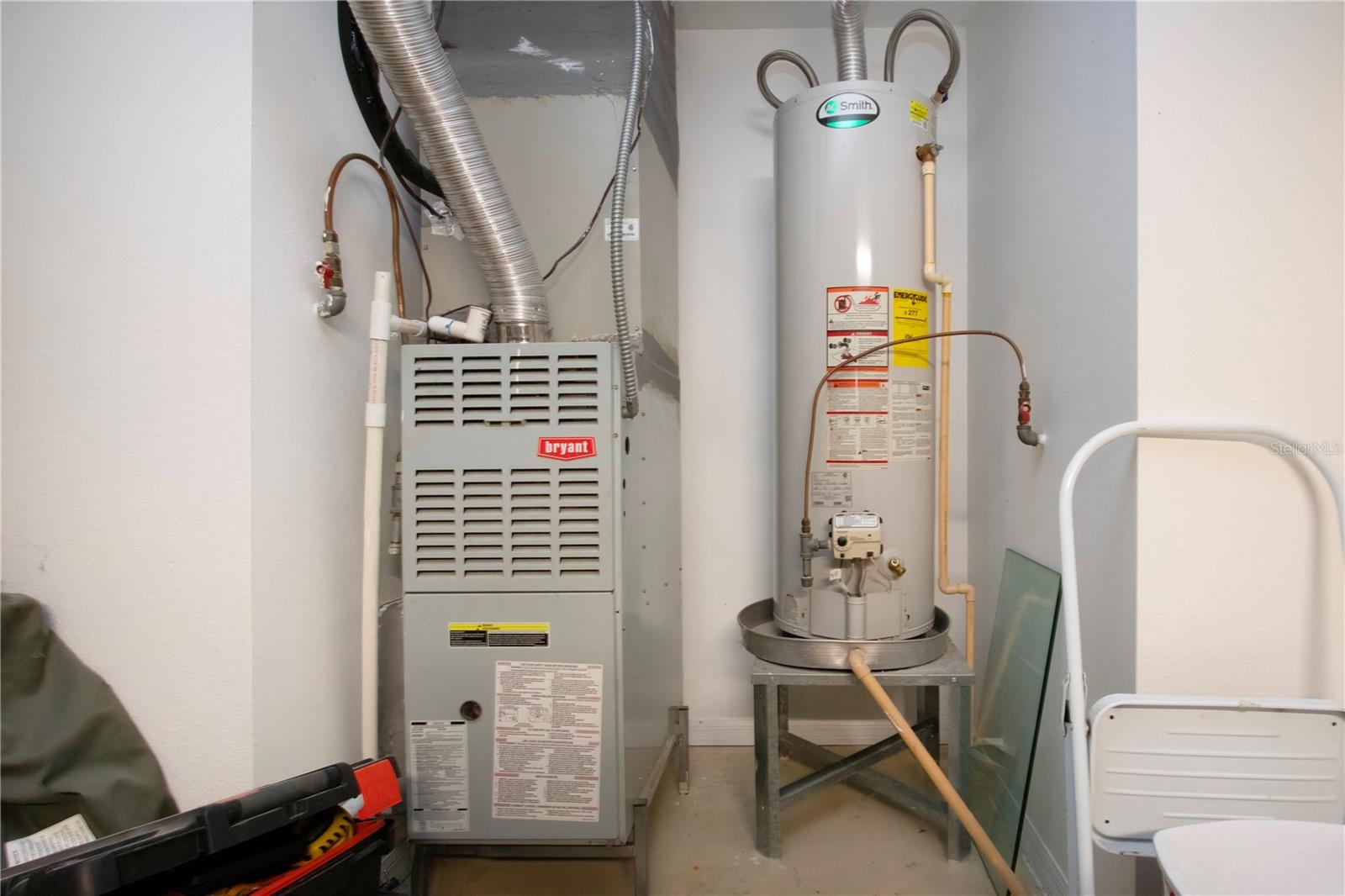 Gas water heater and HVAC