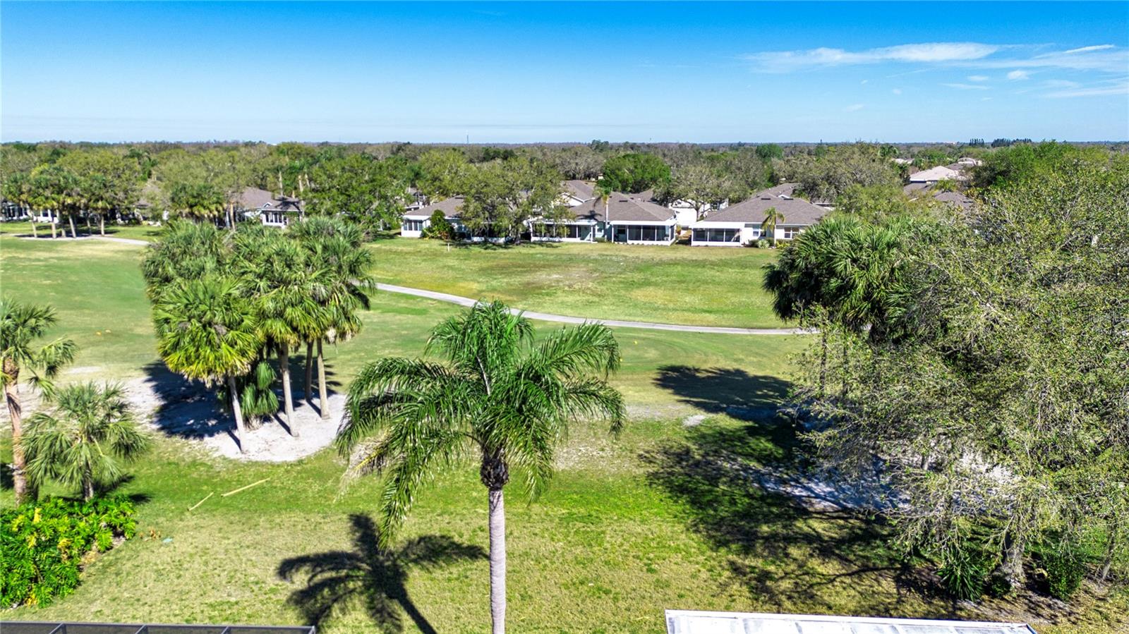 Aerial view of Golf course