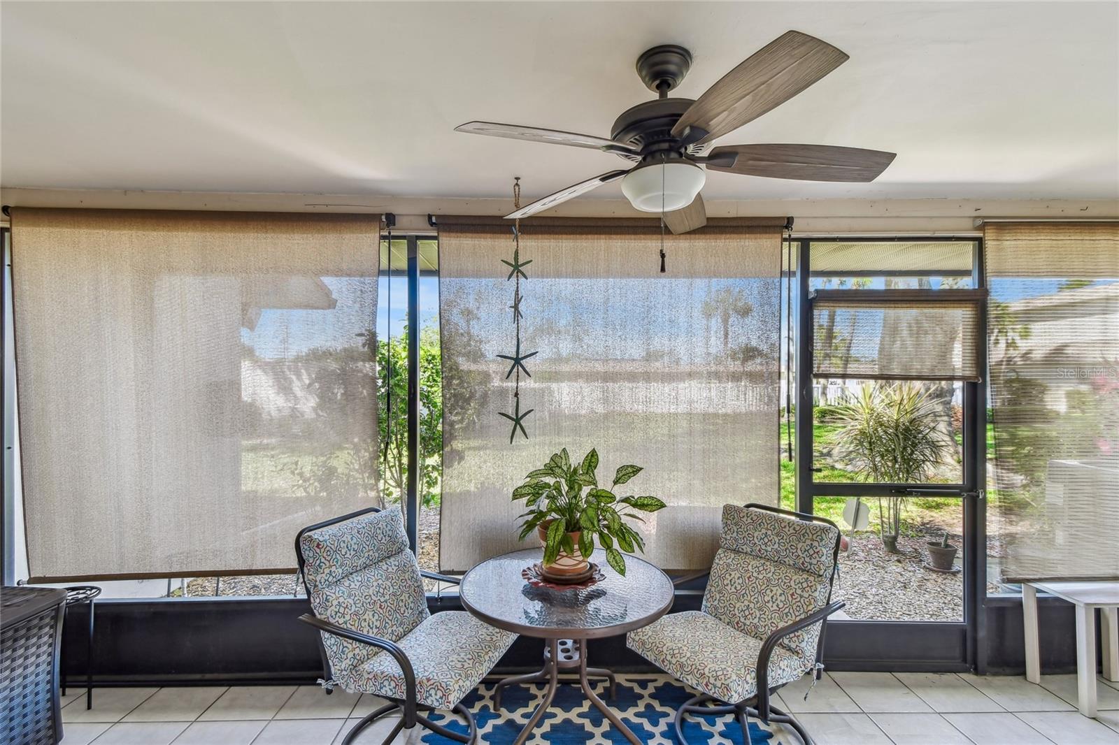 Screen Porch leading to pool area