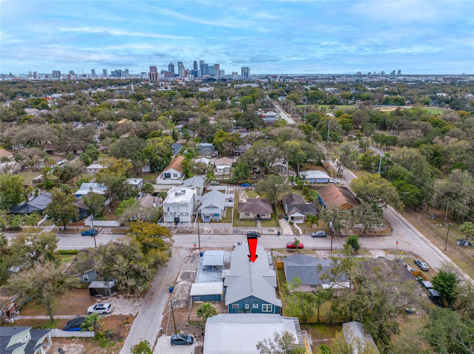 Top View East Side - 301 W WOODLAWN AVE, TAMPA, FL 33603